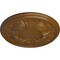 Ekena Millwork Wakefield Ceiling Medallion (Fits Canopies up to 3 5/8"), 11 3/4"OD x 1 1/4"P, Smokey Topaz CM11WASTF - alternate 4